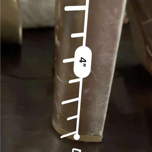 SHELLEYS LONDON DELPHINE RUFFLE CHUNK PLATFORM OPEN TOE ROSE GOLD MULES 7.5 - Picture 13 of 16